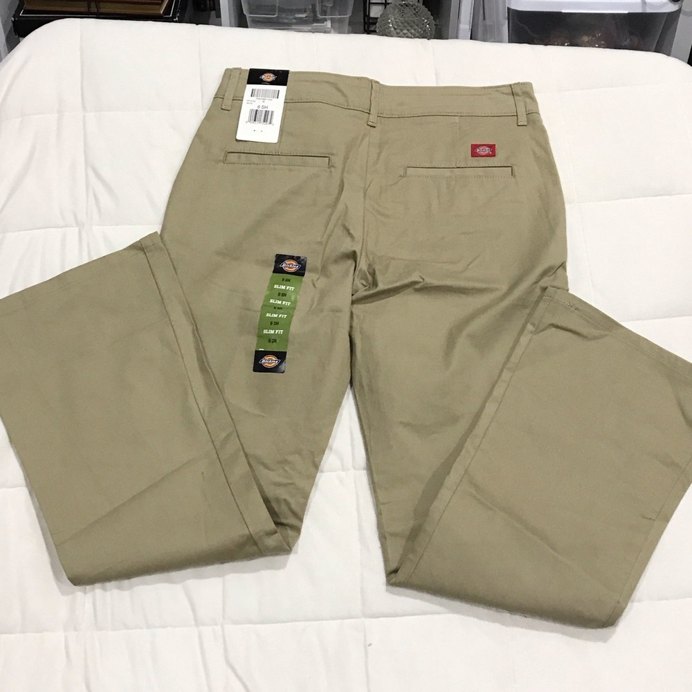 Dickies Women's Tan Boot Cut Pants